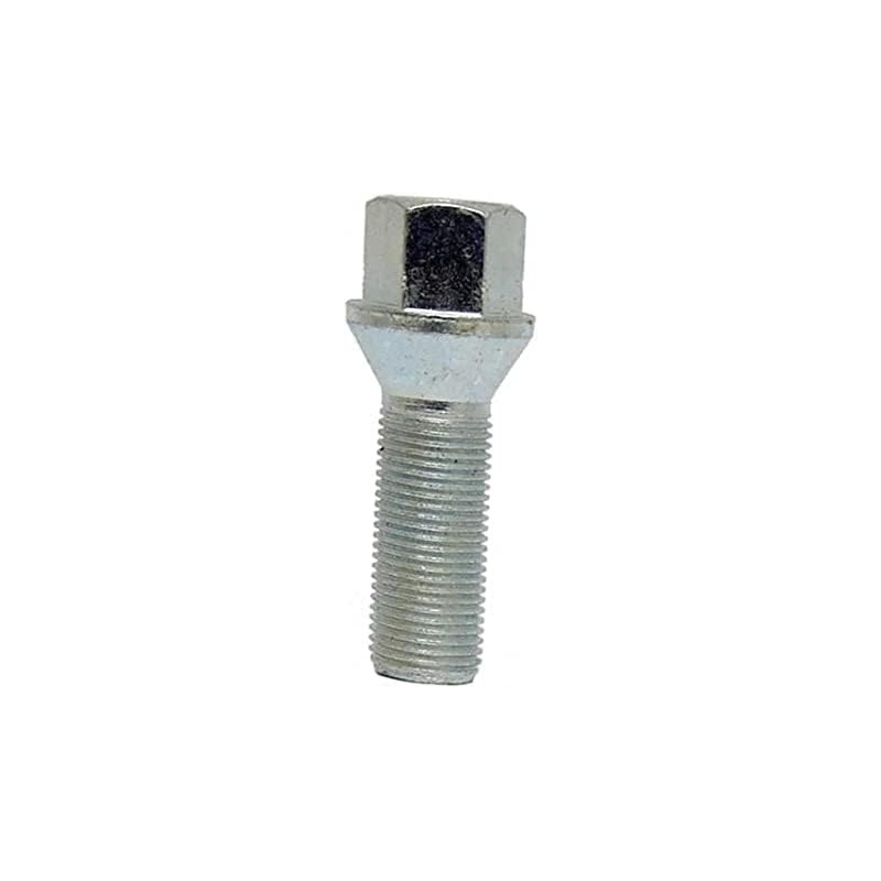 10 Wheel Bolts Wheel Bolts Taper Collar Silver M14 x