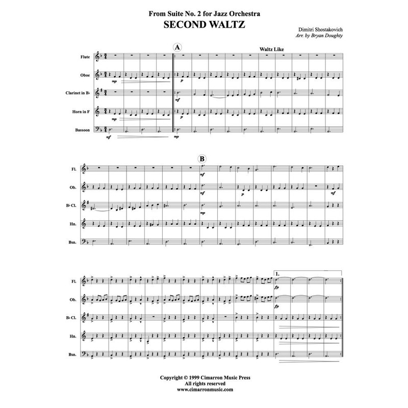 Second Waltz from Jazz Suite No. 2
