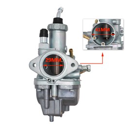 SVKZGFZ Carburetor & Throttle Cable for Yamaha Moto 4 YFM225, Tri Moto 200 225 YTM200 YTM225, Breeze Grizzly 125 YFA125 YFM125G, Timberwolf 250 YFB250 ATV Carb Replace 59V-14101-00-00