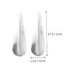 Ipetboom 2pcs Short Handled Stainless Steel Shoe Horns for Men