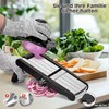 Myiosus Mandolin Vegetable Slicer, 5-in-1 Adjustable Vegetable Slicer Stainless Steel