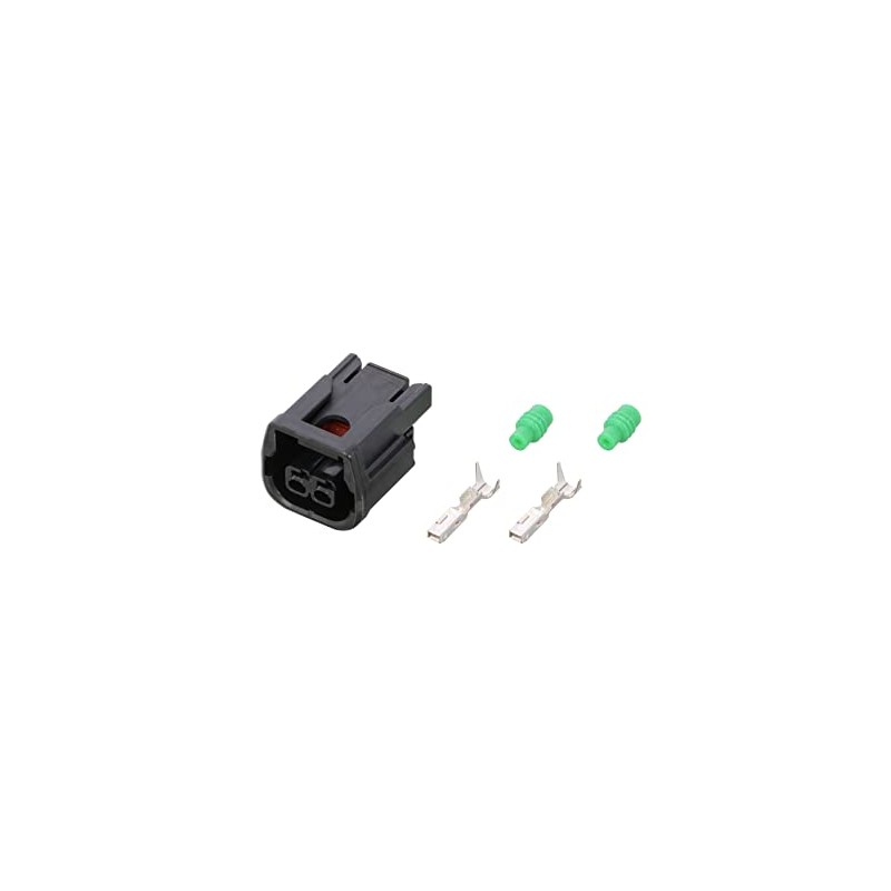 Kitaco 0900-755-02079 Connector Set (For License Lamp) Female Honda Car