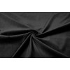 Decor Velvet Fabric Soft Strong Stretch Velour Material - Home Decor, Curtains, Upholstery, Dress - 165cm Wide (Black, 2 METRES)