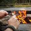 2 Pcs Survival Flint, Flint and Steel, Fire Starter Kit,