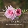 Fangsen Wedding Rose Flower Hair Comb Floral Hair Clip Flamenco
