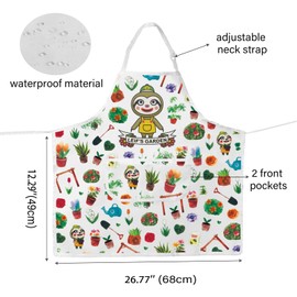 JTOUK Leif's Garden Kitchen Apron Cozy Gamer Gift ACNH Gift Leif Animal Gift for Game Lover (Leif’s Apron EU)