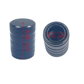 8 Pack Universal Black Tire Valve Stem Caps Covers Corrosion Resistant Aluminum Tire Valve Cap Set for Cars Trucks Motorcycles SUVs and Bikes Tire Valve