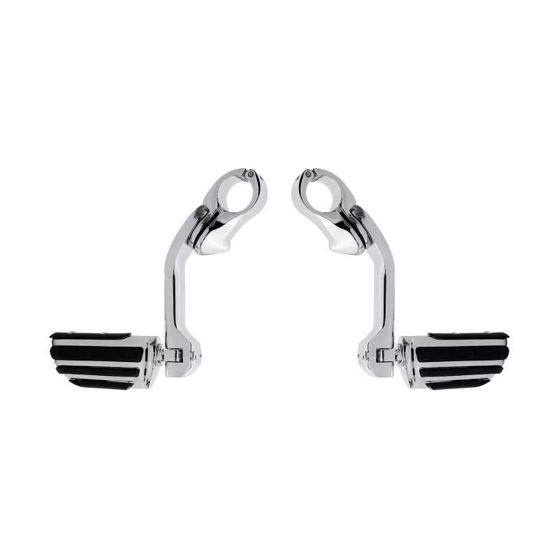 TCMT Adjustable Long Highway 1-1/4" 1.25" Bars Foot Pegs Fit