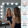 LED Vanity Mirror Lights with 12 Stick On Dimmable Bulbs,