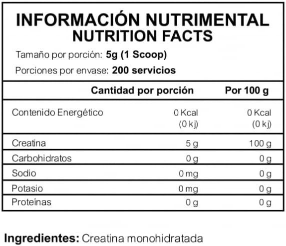 E-COMMERCE ZONE Redline Creatina Monohidratada Crimson Bulk Black Berry 1 Kg