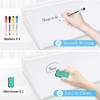 DOLLAR BOSS Glass Desk Whiteboard Small Dry Erase Board Desktop