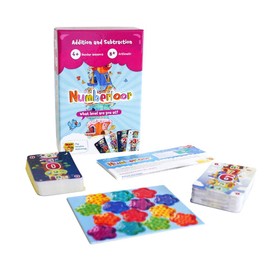 Numberloor - The Maths Game; Counting Numbers; Levels, Maths, up to 20, Card Game for Children