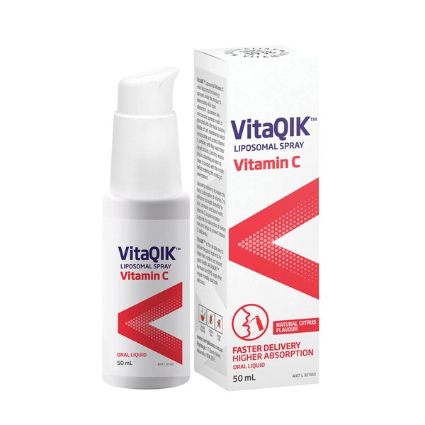 3 x 50ml Henry Blooms VitaQIK Liposomal Spray Vitamin C 150ml