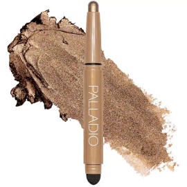 Palladio Waterproof Eyeshadow Stick with Blending Sponge - Bronze Shimmer