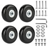 Pack of 4 Suitcase Castors Replacement Wheels, 50 x 18