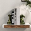 jinhuoba Decorative Bookends Chess Bookends, AENEOUS Heavy Book Ends Supports,