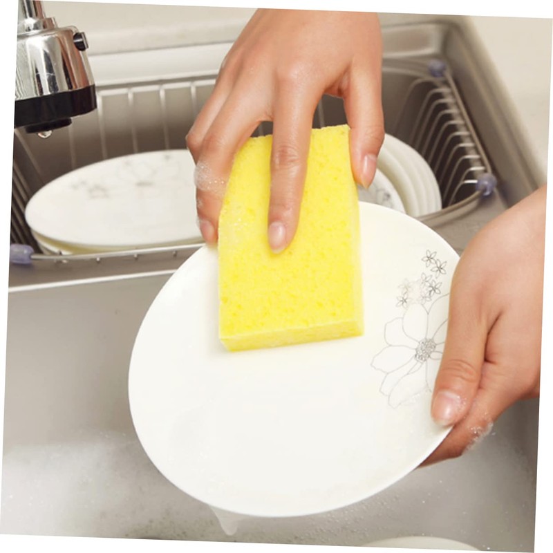 Healeved 16pcs Cellulose Sponge Cleaning Tools Refill Sponges Sink Scrubber