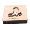 Leather Punching Die Shoe Shaped Alloy Steel Blade Birch Base