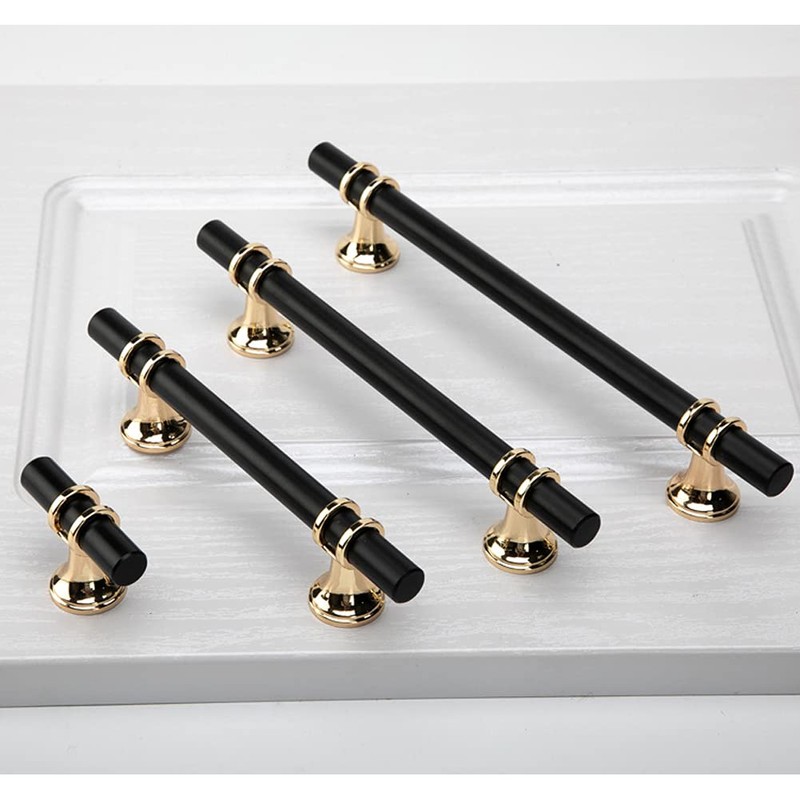 Dreneco 2 Pack Cupboard Handles Zinc Alloy Kitchen T Bar