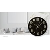 NEDIS CLWA006GL30BK Circular Wall Clock | 30 cm Diameter |