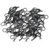 100 Pack Black Universal RC Car Body Shell Pin R