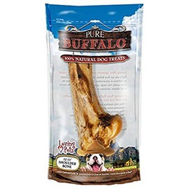 Loving Pets Pure Buffalo 12"-13" Shoulder Bone, Dog Treat