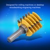 1/2in Shank Router Bit Finger Joint Woodworking Alloy Blade Chisel