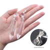 20 Pieces Clear Chandelier Crystals, 63mm Replacement Crystal Icicle Prisms