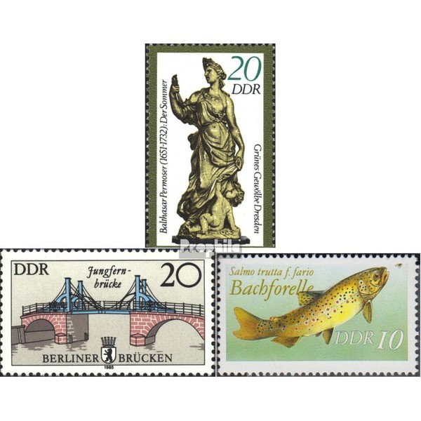 DDR 2906II,2973II,3096II out Sheetlet or. stamp booklet unmounted mint/never hinged