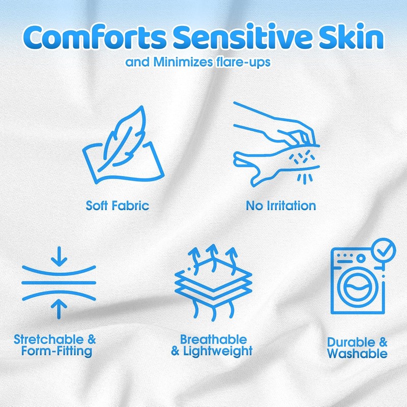 Eczema Psoriasis - Mangas para brazos y rodillas para niños