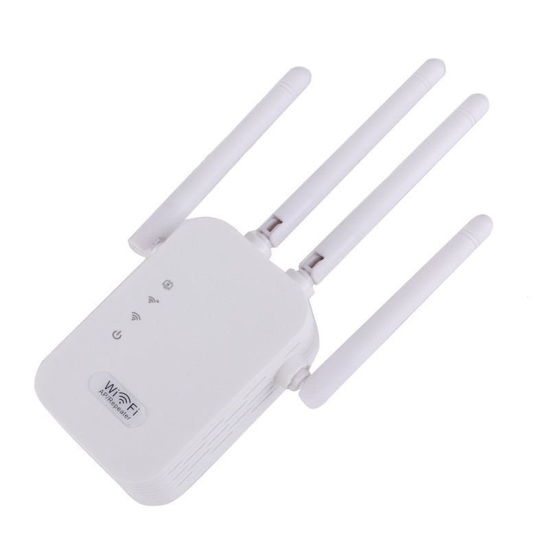 WiFi Extender 300Mbps 4 Antenna Strong Signal Transmission Efficient Heat