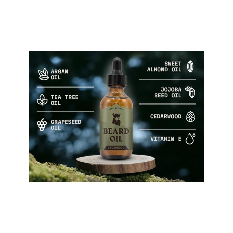Striking Viking Aceite Para Barba - Aroma A Madera De