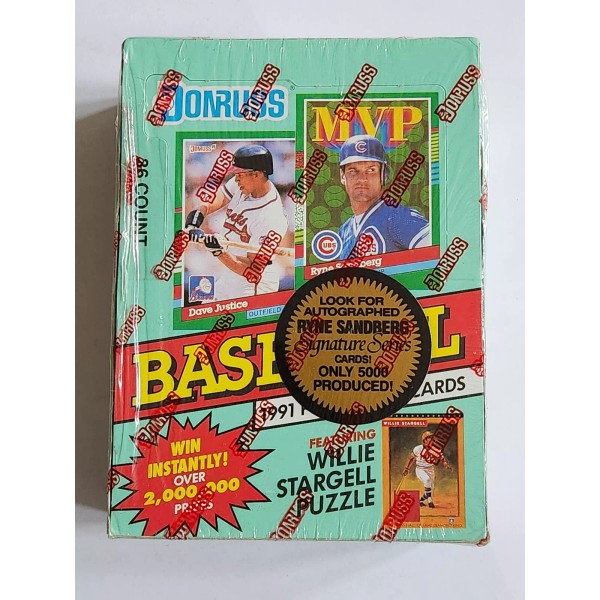 1991 DONRUSS SERIES 2 BASEBALL COMPLETE FACTORY SEALED BOX COLLECTORS