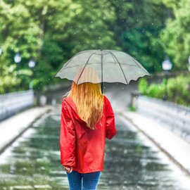 VALICLUD Portable Sun and Umbrella, Transparent Foldable Umbrella, Windproof Compact Umbrella for Travel, Suitable for Women and Men