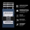 SEMORID Slim Aluminum Card Holder Wallet for Men, Durable Expandable