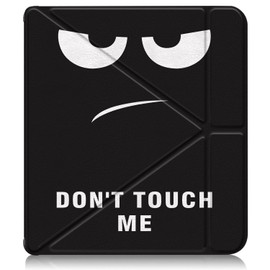 Smart Case for Kobo Libra Colour 7 Inch, Ratesell The Thinnest and Lightest Leather Smart Origami Cover Case for for 7" Kobo Libra Colour (2024) / Kobo Libra 2 (2021) eReader Don't Touch Me