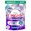 Cascade Platinum Plus Dishwasher Pods, Dish Detergent ActionPacs, Power of