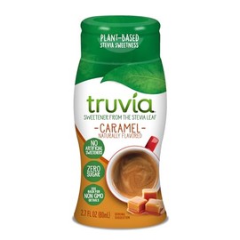 Truvia Zero-Calorie Liquid Sweetener from the Stevia Leaf, 2.7 Fl Oz bottle, Caramel flavor (Pack of 1)
