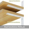 Alise Floating Shelf Brackets Heavy Duty L-Shaped Wall Brackets -