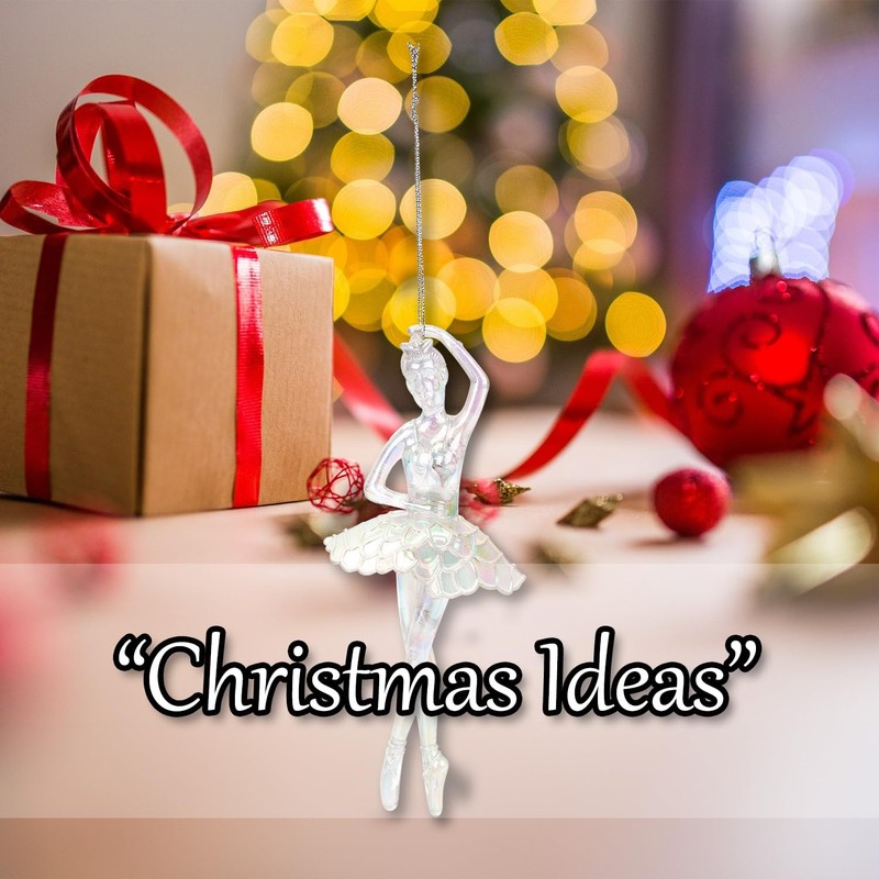 VFM e-Store - Christmas Tree Decoration Iridescent Acrylic Ballerina X