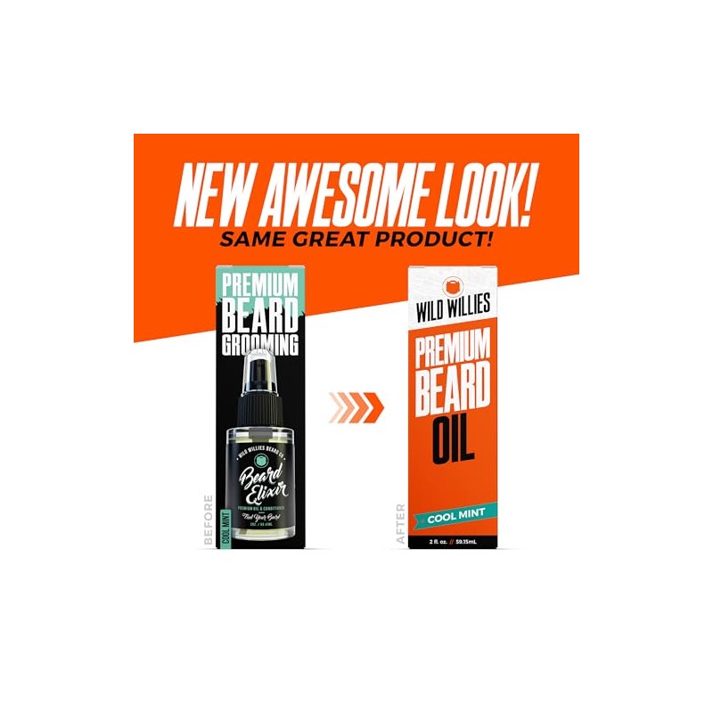 Cool Mint Wild Willie's Beard Elixir 2 oz. - This