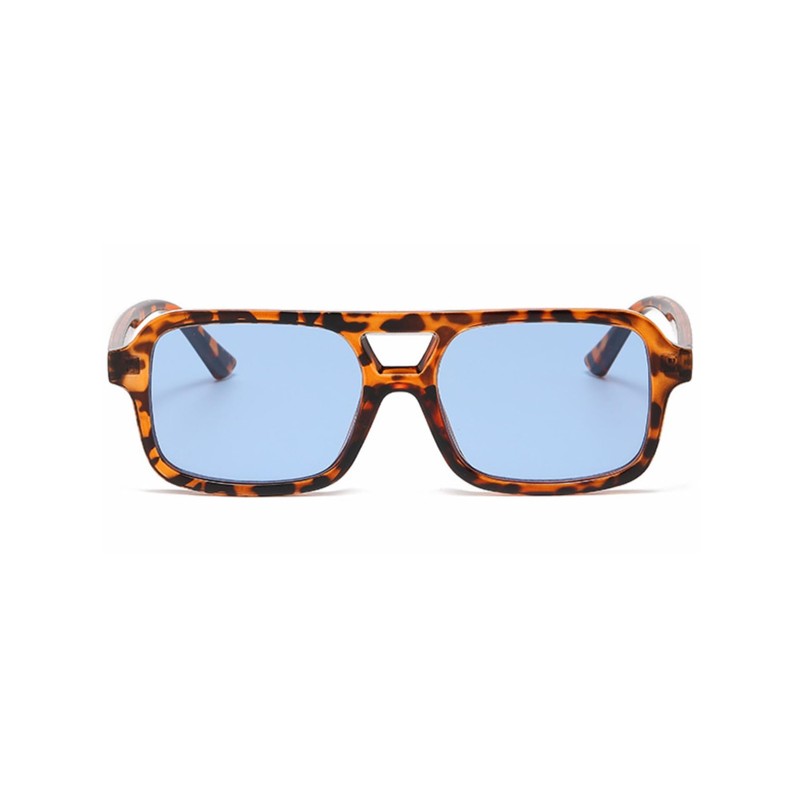 WDZAYXC Stylish Rectangular Sunglasses for Men and Women, UV Protection,