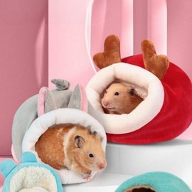 Golden Hamster House Fogni Hideout Winter House Decoration 4 types of yellow 2ea