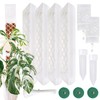 MIIIM 4 Pcs Self-Watering Moss Poles, D Shape Moss Pole