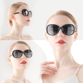 ESAVIA Trendy Bifocal Sunglasses Reading Glasses for Women Oversized Wrap-around Sun Readers UV400 Protection 1.0 1.5 2.0 2.5 3.0 (Tortoise, 2.0, diopters)