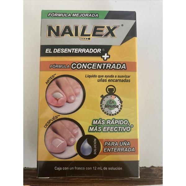 Nailex 2 Pack NAILEX Solution Ingrow Toe Nail Softener Desenerrador