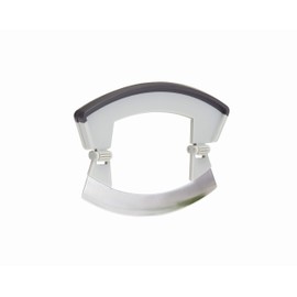 MasterClass Smart Space Folding Mezzaluna Herb Chopper, Stainless Steel/Plastic, Grey, 15.5 x 12.5 cm