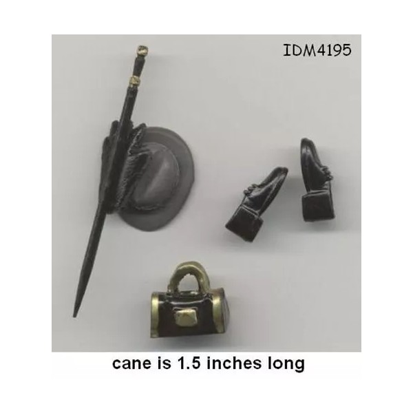 IDM Man's Accessories Dollhouse Miniature 1:12 Scale Accessories