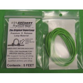 Cir-Cut Archery 5 FOOT PC FLO GREEN CIR-CUT RELEASE NOCK D LOOP ROPE Archery Bow FREE SHIPPING