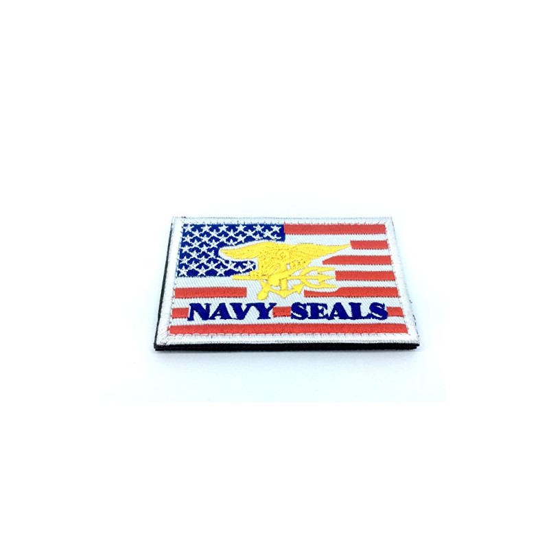 US Navy Seal Special Ops Eagle Embroidered Patch Airsoft Paintball